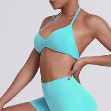 Load image into Gallery viewer, Sport Bra Strappy Bra Top Women High Support Thin Strap Halter Sport Seamless Bras Scrunch Workout Yoga Tank
