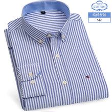 Load image into Gallery viewer, Oxford Striped Cotton Casual Shirt
