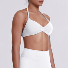 Load image into Gallery viewer, Sport Bra Strappy Bra Top Women High Support Thin Strap Halter Sport Seamless Bras Scrunch Workout Yoga Tank
