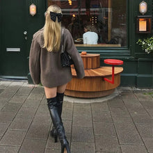 Load image into Gallery viewer, Double Breasted Wool Blazer Coat
