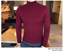 Load image into Gallery viewer, Slim Turtleneck Knit Pullover
