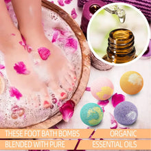 Load image into Gallery viewer, Bubble Bath Ball Flowers Scent Body Bathing Cleaning Relaxing Natural Herbal Essential Oil Anti Dry Cracking Foot Spa
