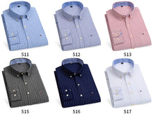Load image into Gallery viewer, Oxford Striped Cotton Casual Shirt
