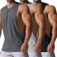 Load image into Gallery viewer, Men's Summer Fitness Tank Top Men Jogging Bodybuilding Sleeveless Shirt Breathable O-Neck Casual Male Vest Clothing
