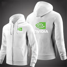 Load image into Gallery viewer, Zippered Printed Slim Hoodie
