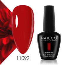 Load image into Gallery viewer, NAILCO 15ml Nail Gel Polish Semi Permanent UV Varnish Nails Art Gel Vernis Manicure TOP BASE Nails Products Supplies Equipment
