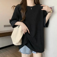 Load image into Gallery viewer, Loose Korean Casual Tee Women
