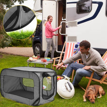 Load image into Gallery viewer, Dog Travel Crate Portable Pop Up Dog Crate with Zipper Mesh Door Foldable Small Dog Seat Kennel for Indoor Outdoor Puppy Cat
