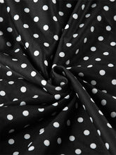 Load image into Gallery viewer, Dot Print Low Waist Skirts Spring Summer Vintage Casual Skirts Women Fashion Midi Skirts
