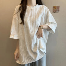 Load image into Gallery viewer, Loose Korean Casual Tee Women
