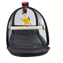 Load image into Gallery viewer, Lightweight Bird Carrier Parrot Travel Bag With Perch For Parakeet Cockatiel Travel Rats Bunny Small Animal Portable Pet Backpac

