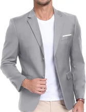 Load image into Gallery viewer, White Formal Men Suit Blazer
