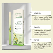 Load image into Gallery viewer, Herbal Diffuser with Mullein/Thyme/Mints Guarana/Green Tea Natural Energy Boost Clear Breathing Support for All Ages
