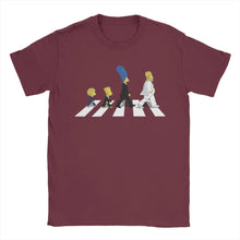 Load image into Gallery viewer, Simpson T Shirts Men's  100% Cotton Vintage T-Shirts O Neck  Tee Shirt Short Sleeve Clothes 6XL
