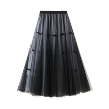 Load image into Gallery viewer, Women Skirt White Solid A-line Summer Simple Elegant Female French Style Fashion Vintage Long Skirt Oversized Women Skirt 0883
