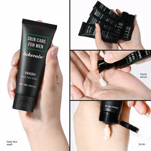 Load image into Gallery viewer, Men's Skin Care Kit - 3 in 1 Set with Face Wash, Moisturizing Cream &amp; Eye Cream, Daily Anti-Aging &amp; Oil Control Facial Treatment

