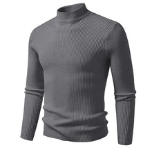 Load image into Gallery viewer, Striped Mock Neck Pullover
