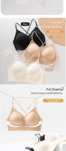Load image into Gallery viewer, High Elastic Sports Bra 3 Ways Wearing Cross Back Wireless Padded Brassiere Breathable Invisible Yoga Fitness Workout Lingerie
