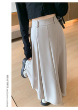Load image into Gallery viewer, Elegant Skirts for Women Korean Style Long Skirt Female Black Pleated Midi Skirt Women's Clothing Office Lady Skirts Outfits New
