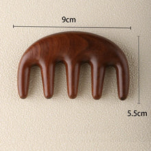 Load image into Gallery viewer, New Wooden Massage Wood Massager Comb Scalp Head Oil Massager Scalp Hair Comb Tools AMS01
