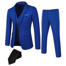 Load image into Gallery viewer, Men’s Regular-Fit Formal Suit Set – Tuxedo Jacket &amp; Trousers
