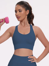 Load image into Gallery viewer, Beautiful Back Sports Bras For Women Seamless Adjustable Strap Shockproof Elastic Fitness Athletic Brassiere Slim Yoga Top
