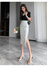 Load image into Gallery viewer, Sleek Pleated High Waist Skirt
