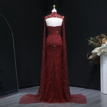 Load image into Gallery viewer, Sharon Said 2026 Luxury Evening Party Gowns Women' s Wedding Prom Dresses with Flowing Sleeves Elegant Mermaid SS663 Customized
