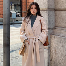 Load image into Gallery viewer, Double Faced Wool Korean Coat
