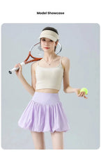 Load image into Gallery viewer, Women‘s Tennis Skirt Summer  High Waist Flared Golf Skirt with Built-in Shorts 2 in 1 Athletic Quick Dry Shorts Skirt Pickleball
