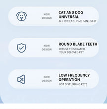 Load image into Gallery viewer, Pet Dog Electric Groomer Trimmer with LED Light Waterproof Pet Foot Hair Trimmer Low Noise Cat Dog Face Foot Ear Hip Paw Shaver
