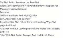 Load image into Gallery viewer, Nail Polish Remover Wipes Nail Cleaning Pads, Non Woven Nail Pads For Women Girl Beauty Salon
