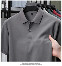 Load image into Gallery viewer, Men's 100% Cotton Polo Shirt - Summer Casual Breathable Tee,19 Colors,Ideal for Golf and Sports,Business Casual,Silk-Like Finish
