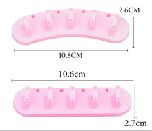 Load image into Gallery viewer, Nail Art Tools Combo - Curved &amp; Straight Nail Tips Holders with Display Stand for Nail Art Students
