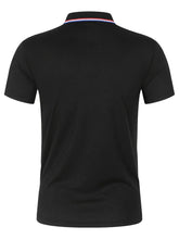 Load image into Gallery viewer, 2025 Hot Sale Men's Summer Casual Breathable Comfortable Polo Shirt Men's Solid Color High Quality Short Sleeve T-Shirt
