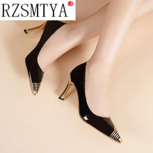 Load image into Gallery viewer, High Heels Women's Stiletto Heels 2020 Autumn New All-match Women's Shoes Black Sexy Temperament Pointed Toe Single Shoes Women
