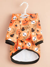 Load image into Gallery viewer, Halloween Print Pet Hoodie Sweatshirt
