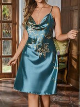 Load image into Gallery viewer, Women Floral Print Nightdress Light and Blooming Elegant yet Sweet Let You Feel the Romantic Atmosphere Even in Your Dreams
