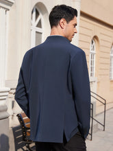 Load image into Gallery viewer, Men’s Lightweight Stand-Collar Casual Blazer
