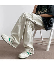 Load image into Gallery viewer, Pants Men's Trendy American Paratrooper Overalls Men's Summer Casual Handsome Outdoor Loose Straight
