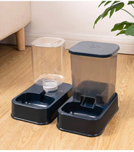 Load image into Gallery viewer, 1.2L/1.5L Pet Automatic Feeder Plastic Large Capacity Cat Dog Water Dispenser Feeder Set 3 Colors 2 Styles
