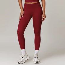 Load image into Gallery viewer, Fitness Leggings High Rise Hip Lift Brushed Soft Material For Ladies Outdoor Elastic Slim Fit Outer Wear Sports Tight Pants
