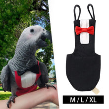 Load image into Gallery viewer, Pet Cute Parrots Flight Suit with Bow Tie Small Animals Costume Pet Clothes Birds Flight Suit Bird Suit for Festival Birthday
