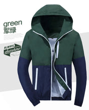 Load image into Gallery viewer, Slim Hooded Patchwork Jacket
