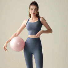 Load image into Gallery viewer, Women's One-Cup Sports Bra Shockproof Anti-Sagging for Running High-Intensity Yoga Fitness Wear Beautiful Back Design
