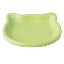Load image into Gallery viewer, Pastel Cat Head Feeding Dish
