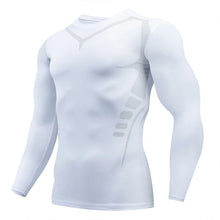 Load image into Gallery viewer, Gym Sports T-shirts for Men Long Sleeve Tights Boxing Sportswear Breathable Quick Dry Fitness Tops Male Outdoor Training Clothes
