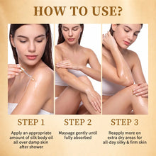 Load image into Gallery viewer, Silk Body Oil Face Body Versatile Care Fast Absorbing Deep Hydration Silky Smooth Brighten Even Tone Firm Skin Silk Body Oil
