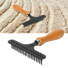 Load image into Gallery viewer, Pet Grooming Brush Pet Brush Handheld Cat Grooming Rake Wooden Handle Pet Hair Deshedding Detangling Brush for Cats Dogs
