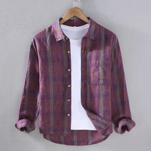 Load image into Gallery viewer, Plaid Casual Overshirt Men
